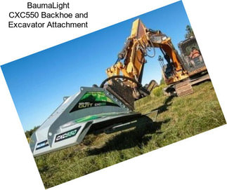 BaumaLight CXC550 Backhoe and Excavator Attachment