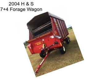 2004 H & S 7+4 Forage Wagon