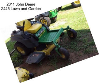 2011 John Deere Z445 Lawn and Garden