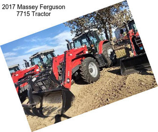 2017 Massey Ferguson 7715 Tractor