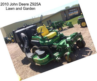 2010 John Deere Z925A Lawn and Garden