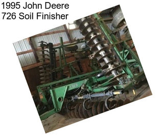 1995 John Deere 726 Soil Finisher