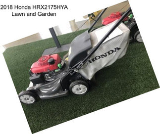 2018 Honda HRX2175HYA Lawn and Garden