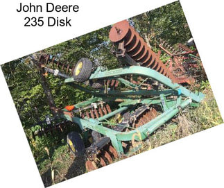 John Deere 235 Disk