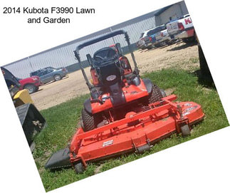 2014 Kubota F3990 Lawn and Garden