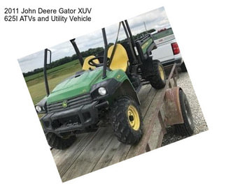 2011 John Deere Gator XUV 625I ATVs and Utility Vehicle