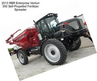 2013 RBR Enterprise Venturi 350 Self-Propelled Fertilizer Spreader