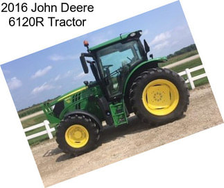 2016 John Deere 6120R Tractor