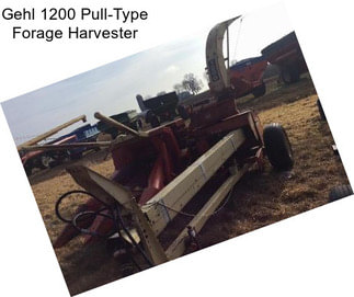 Gehl 1200 Pull-Type Forage Harvester