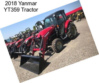 2018 Yanmar YT359 Tractor