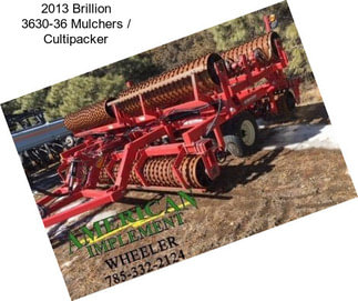 2013 Brillion 3630-36 Mulchers / Cultipacker