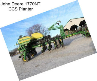 John Deere 1770NT CCS Planter