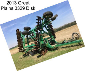 2013 Great Plains 3329 Disk