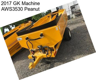 2017 GK Machine AWS3530 Peanut