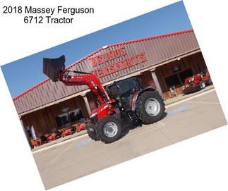2018 Massey Ferguson 6712 Tractor