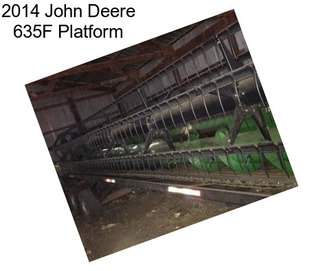 2014 John Deere 635F Platform