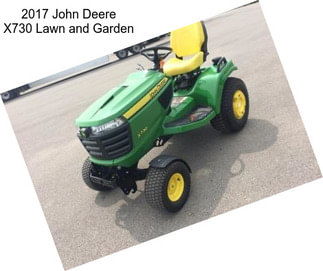 2017 John Deere X730 Lawn and Garden