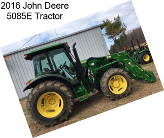 2016 John Deere 5085E Tractor