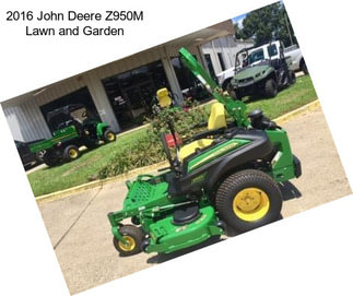 2016 John Deere Z950M Lawn and Garden
