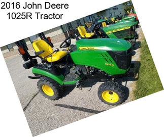 2016 John Deere 1025R Tractor