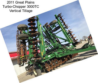 2011 Great Plains Turbo-Chopper 3000TC Vertical Tillage