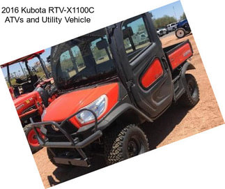 2016 Kubota RTV-X1100C ATVs and Utility Vehicle