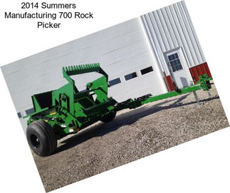 2014 Summers Manufacturing 700 Rock Picker