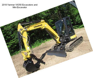 2018 Yanmar VIO50 Excavators and Mini Excavator