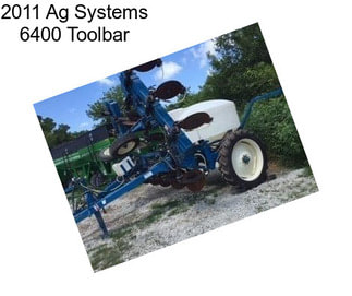 2011 Ag Systems 6400 Toolbar