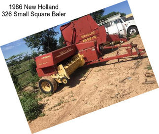 1986 New Holland 326 Small Square Baler