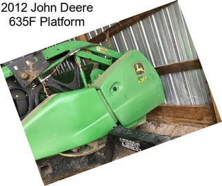 2012 John Deere 635F Platform