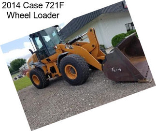 2014 Case 721F Wheel Loader