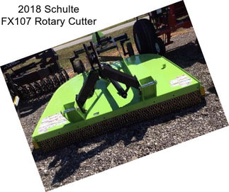 2018 Schulte FX107 Rotary Cutter