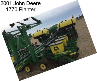 2001 John Deere 1770 Planter
