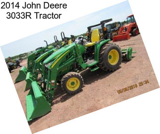 2014 John Deere 3033R Tractor