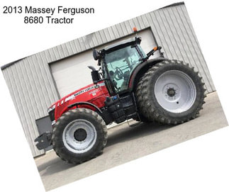 2013 Massey Ferguson 8680 Tractor