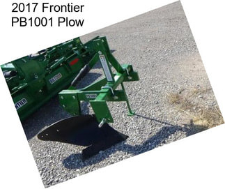 2017 Frontier PB1001 Plow
