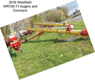 2016 Westfield WR100-71 Augers and Conveyor