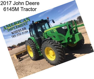 2017 John Deere 6145M Tractor