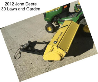 2012 John Deere 30 Lawn and Garden