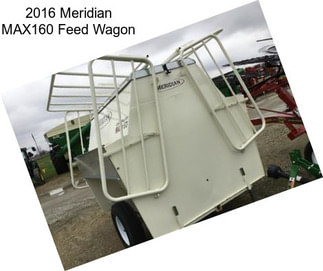 2016 Meridian MAX160 Feed Wagon