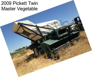 2009 Pickett Twin Master Vegetable