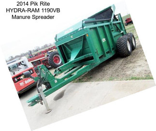 2014 Pik Rite HYDRA-RAM 1190VB Manure Spreader