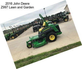 2016 John Deere Z997 Lawn and Garden