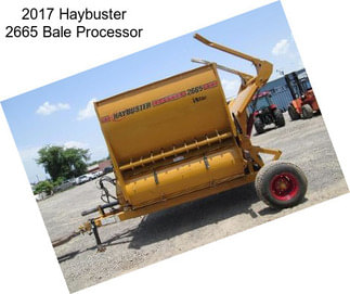 2017 Haybuster 2665 Bale Processor