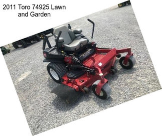 2011 Toro 74925 Lawn and Garden