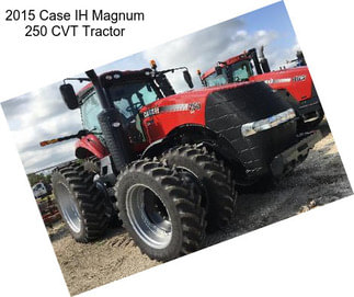 2015 Case IH Magnum 250 CVT Tractor