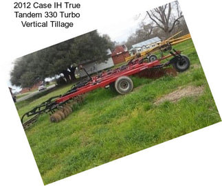 2012 Case IH True Tandem 330 Turbo Vertical Tillage