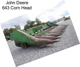 John Deere 643 Corn Head