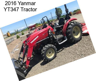 2016 Yanmar YT347 Tractor